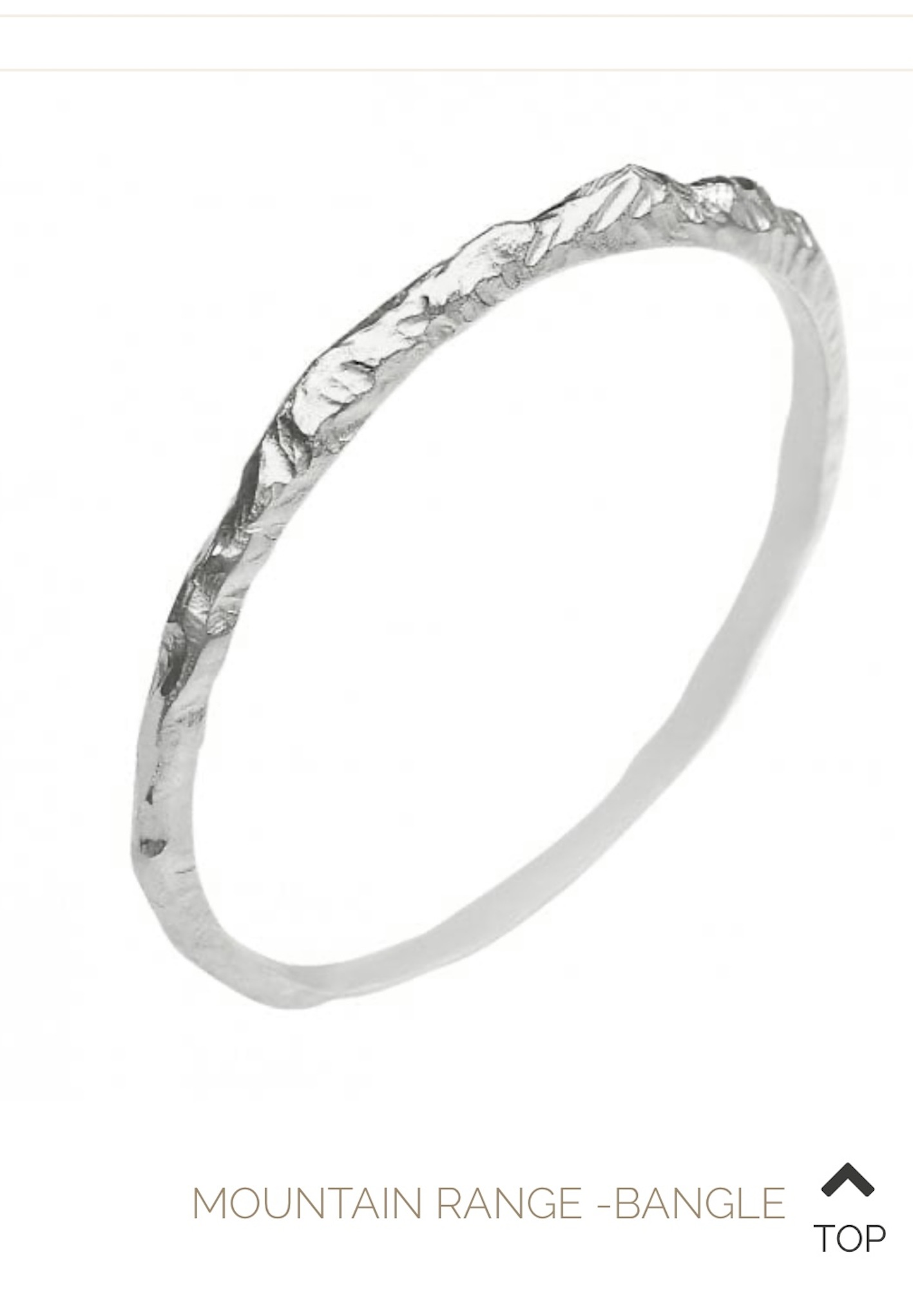 Debra Fallowfiled  Mountain Range Bangle| McAtamney Gallery and Deisgn Store  | Geraldine NZ 